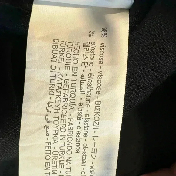 Zara black mini button front collared dress. Black long sleeve Sz XS - Picture 6 of 12